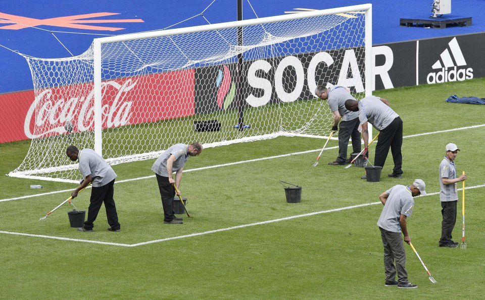 It's been a case of pitch imperfect for Euro 2016 hosts France