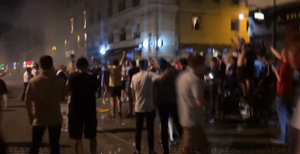  Thousands of Three Lions fans have arrived in the city ahead of the country's opener with Russia on Saturday