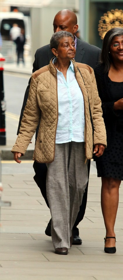  Sian's mum arrives at court to hear Simpson-Kent admit to murdering her daughter and grandchildren