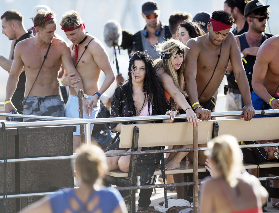  The cast took a trip on the water as they filmed scenes for the hit show