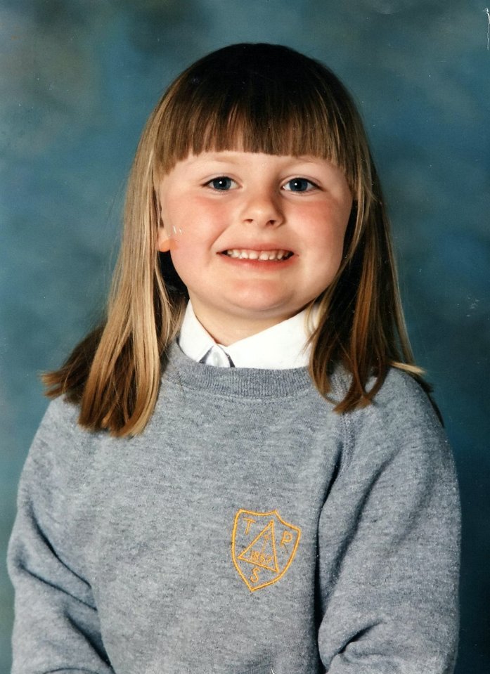  Four-year-old Jo-James Booth in a school photo. He said he never wanted to wear dresses and would change onto a PE kit after being dropped off at school