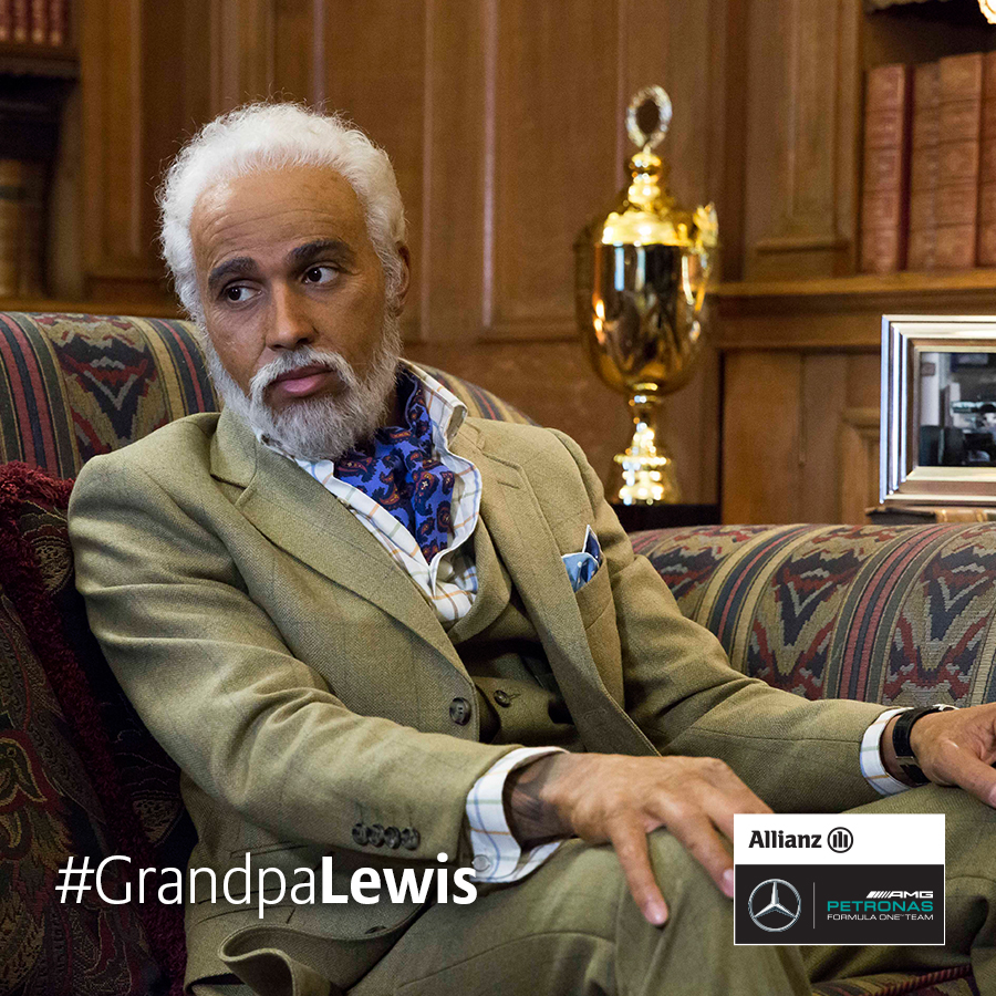 Lewis Hamilton looks like he's feeling the pressure of Formula One title defence