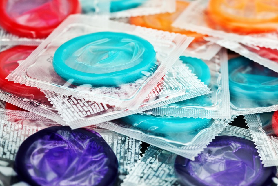  There are bucket loads of condoms at the party - but their use is not enforced