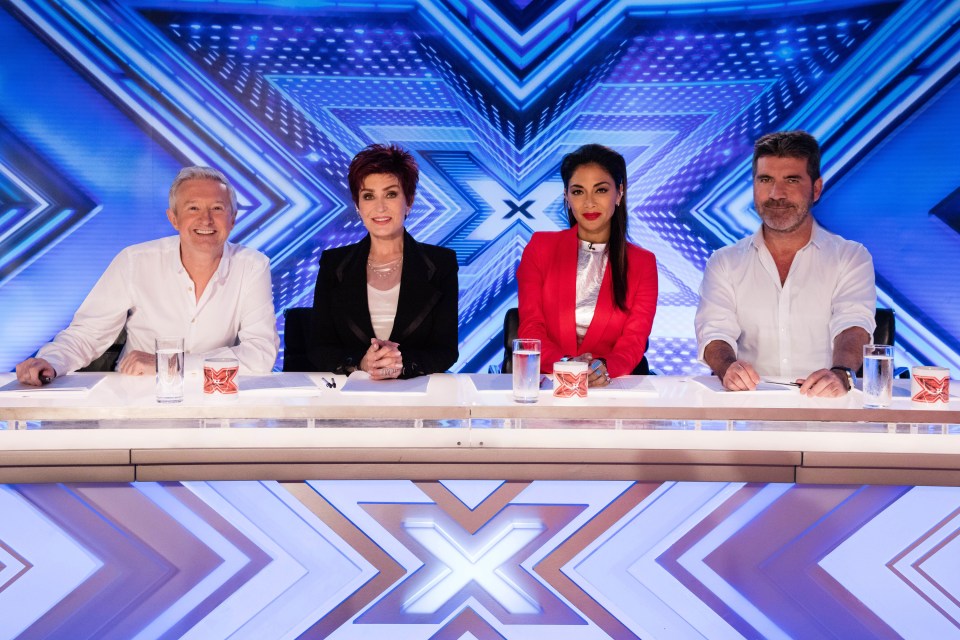 The first official picture of the brand new judges panel as they kick off auditions 