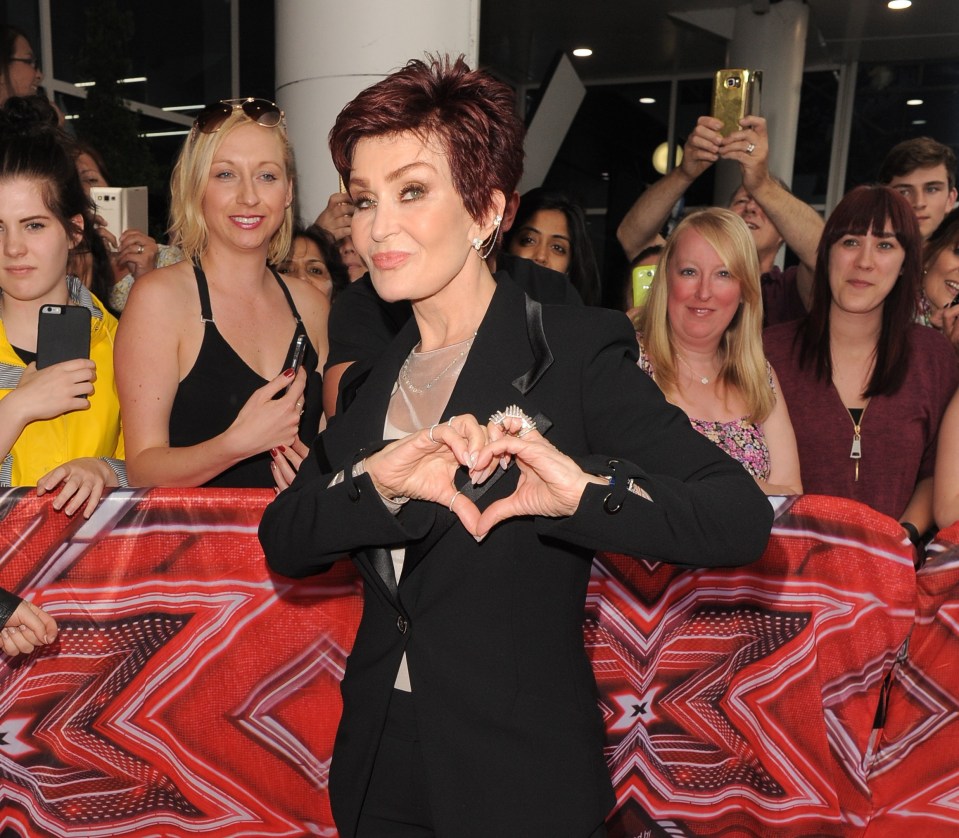  Sharon made her big return to The X Factor on Friday with the start of auditions