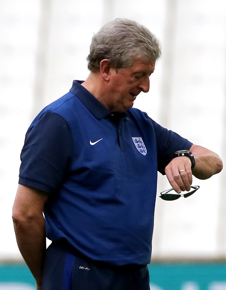 Roy Hodgson has selected an England formation with wingers as opposed to the diamond system