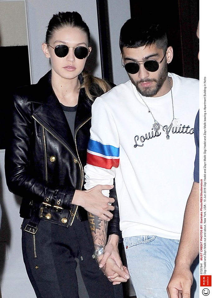  Gigi is sticking by Zayn, helping him through his recent anxiety issues