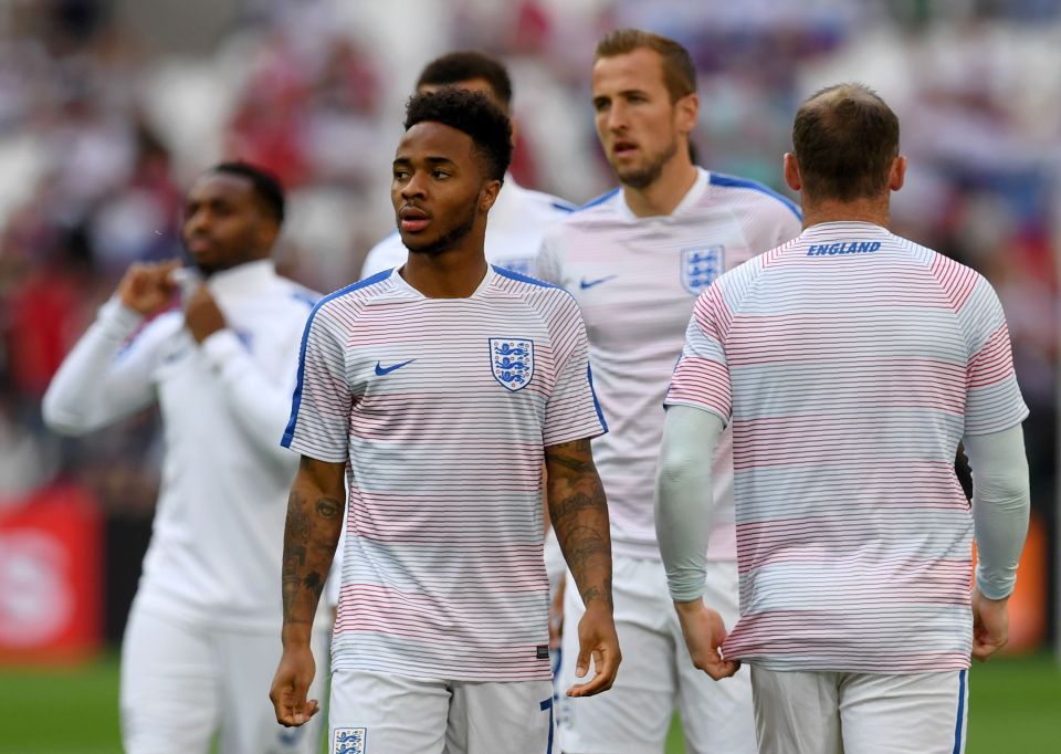 Raheem Sterling starts on the right of England's midfield to add more width to the team