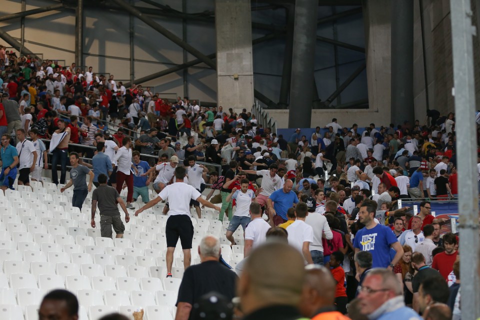 England v Russia Euro 2016 11/06/2016.