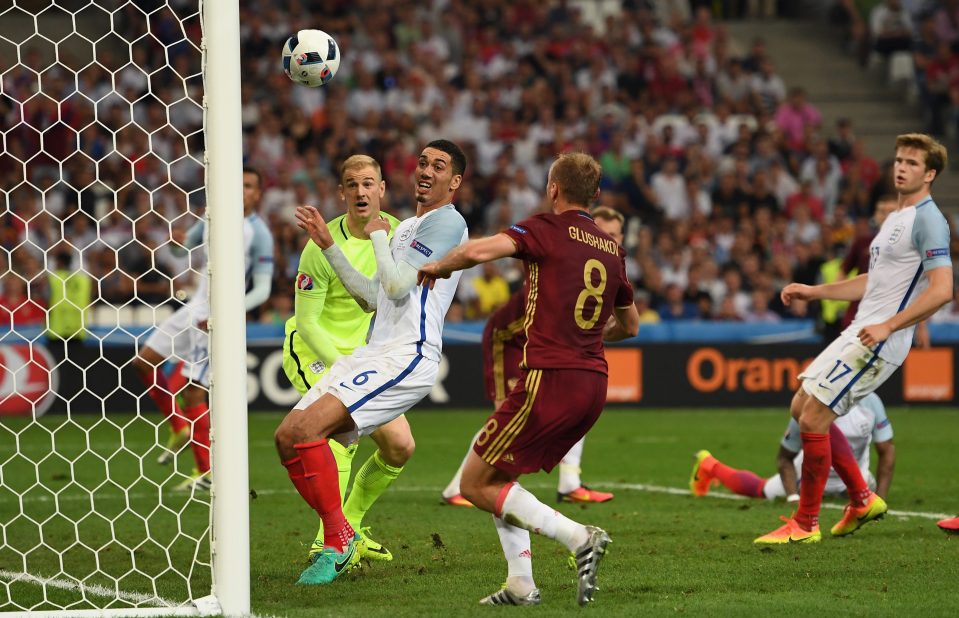  Russian striker Vasili Berezutski broke England hearts with a last ditch equaliser