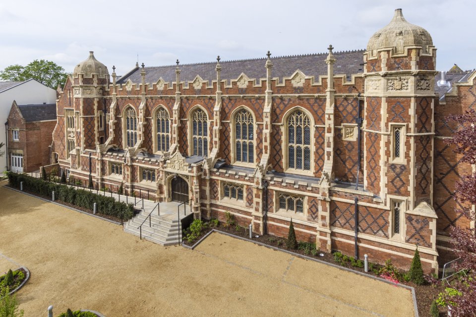 Stunning... this Gothic hall is the village's centrepiece 