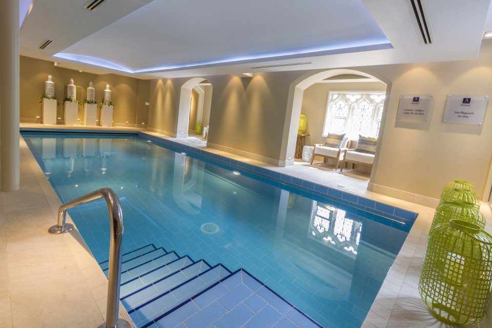 The swimming pool and gym are perfect for keeping fit