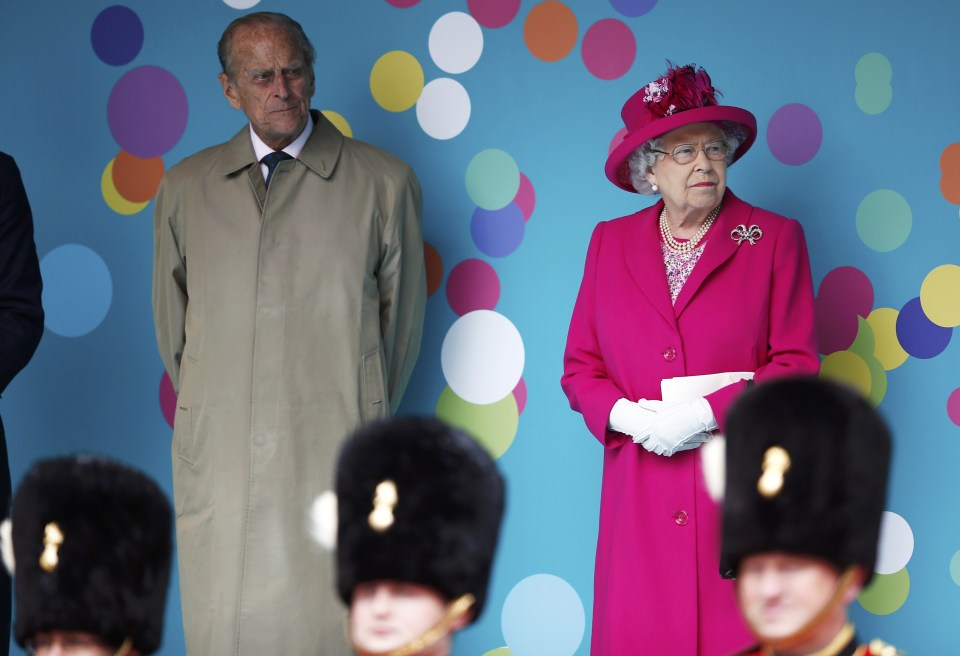 The Queen took to the stage to deliver a short speech thanking everyone for coming to the event