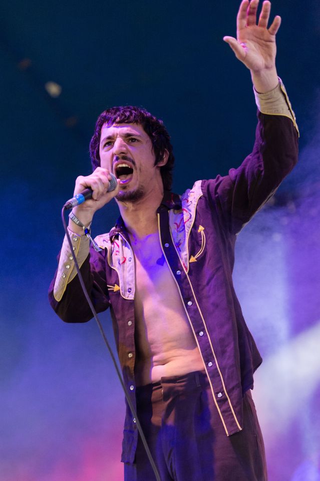  Lias Saudi of Fat White Family thrilled the crowds