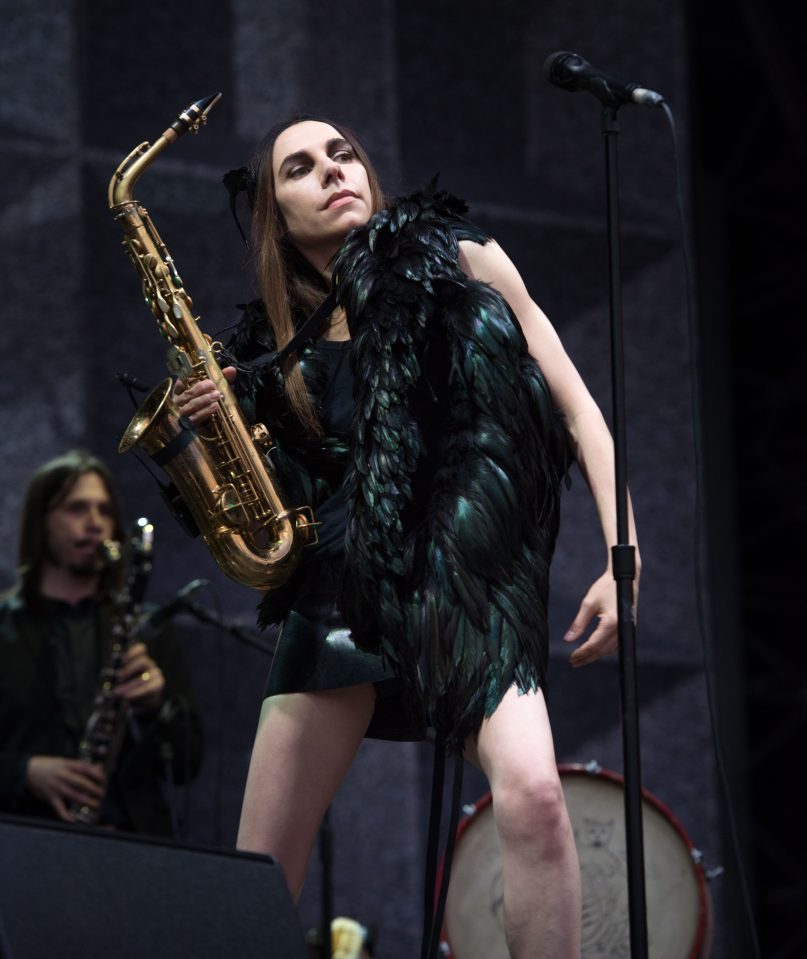  PJ Harvey had the day’s biggest audience dancing and singing along to her hits