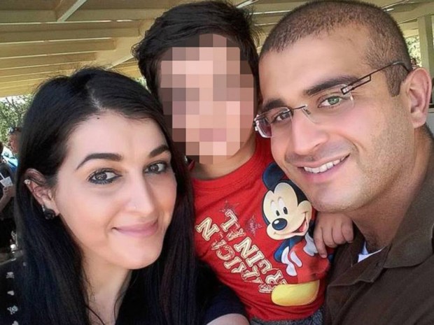 Mateen with his wife Noor and a child believed to be their three-year-old son