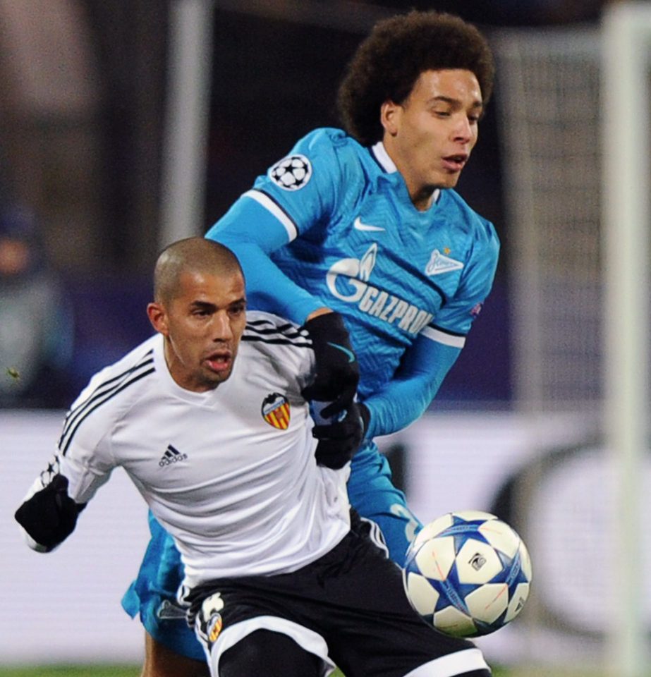  Feghouli scored 31 goals in 220 appearances for Valencia