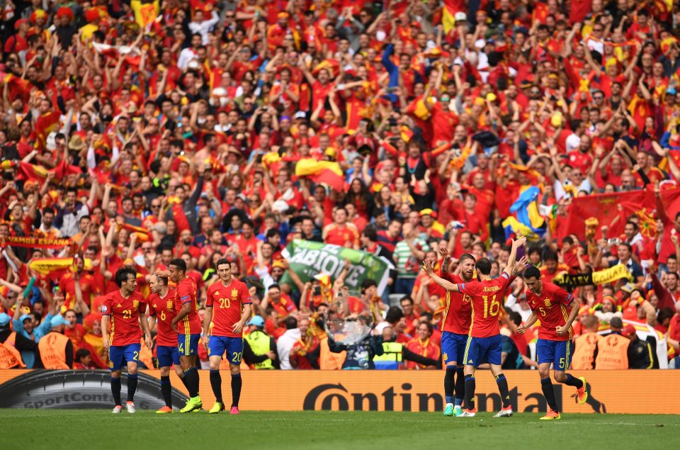  Spain fans will be looking for another convincing three points as the nation goes for an unprecedented three straight European Championships title wins