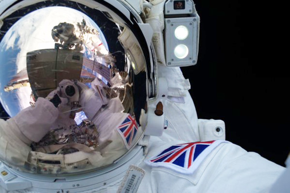 British astronaut Tim Peake