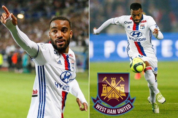 Alexandre Lacazette West Ham