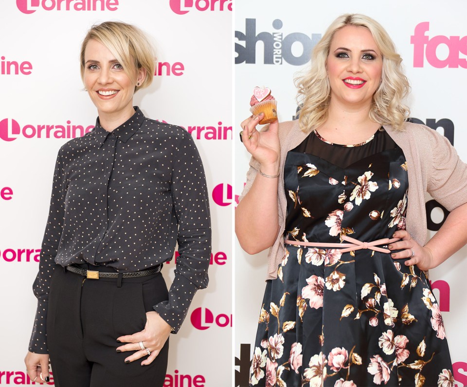  Claire has shown off her impressive six-stone weight loss