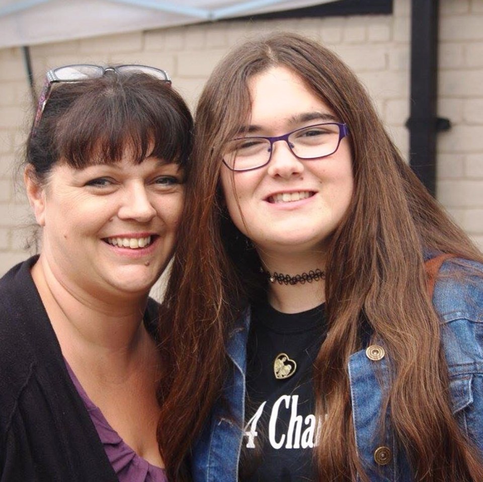  Charlotte Williams, pictured with her mum Victoria, faced months of torment from cruel bullies