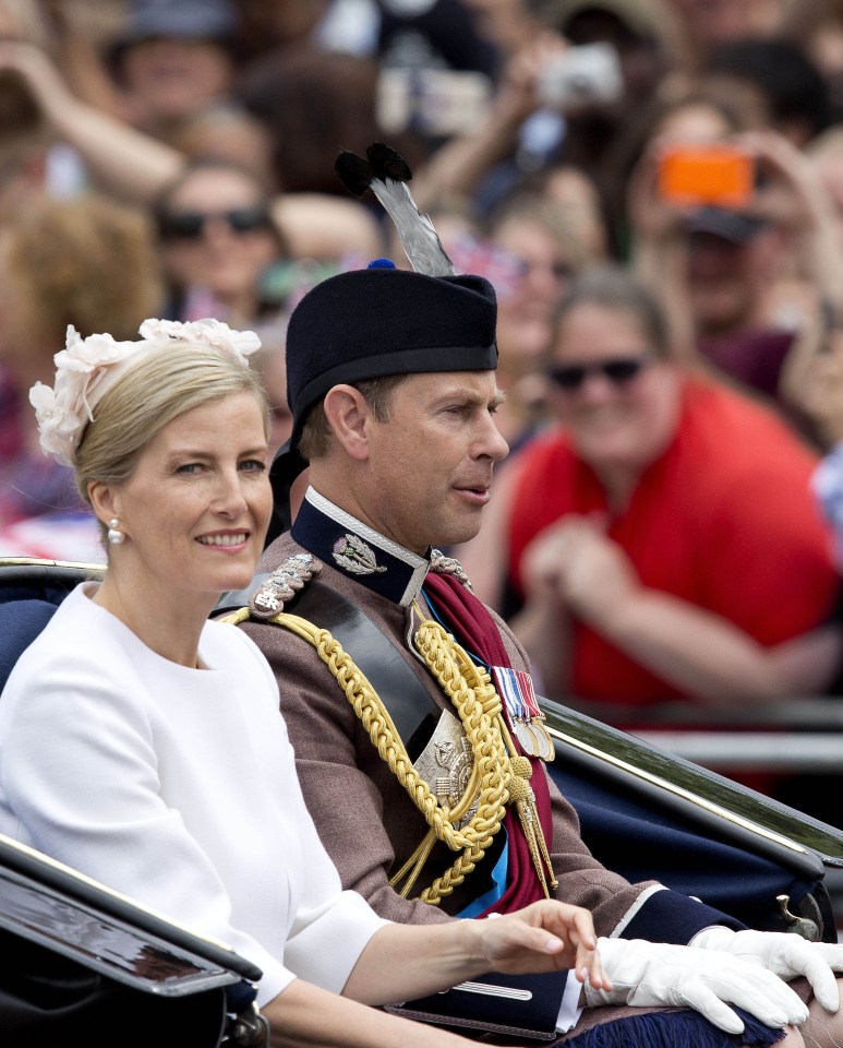  Countess of Wessex attended the celebrations with Prince Edward