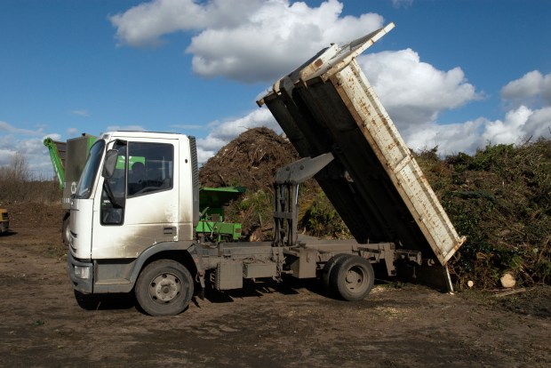 The dump truck did not have any faults but that the height of the dump truck had restricted Robert Griffith's view (file picture)