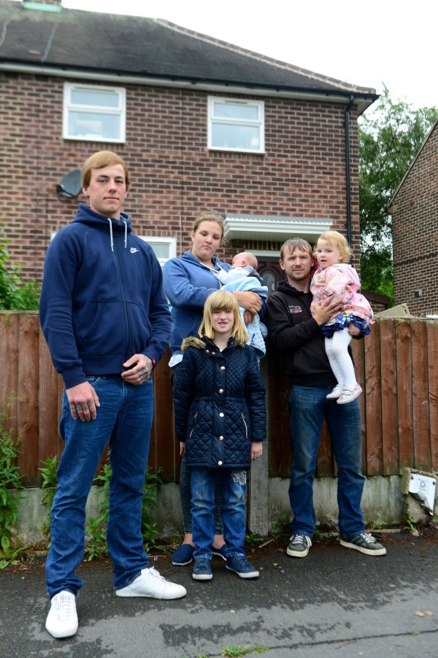  Jake, left, ran into his neighbour's house to save a two-year-old girl and her mum as a fire raged around them