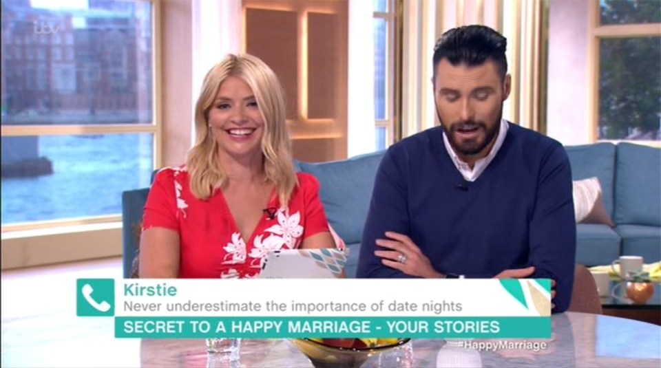  Holly made the saucy revelation during her appearance on This Morning today