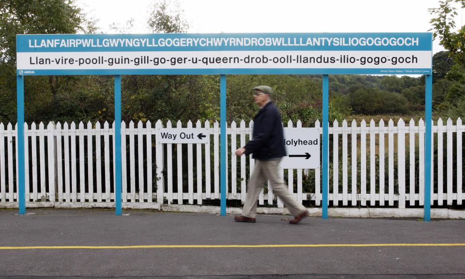  Llanfair­pwllgwyngyll­gogery­chwyrn­drobwll­llan­tysilio­gogo­goch on the island of Anglesey in North Wales was the longest place name in Europe