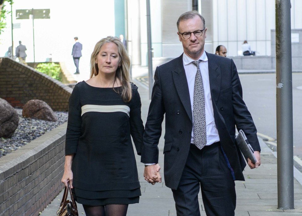  Mr and Mrs Simpson are accused of harassing the woman when the relationship ended