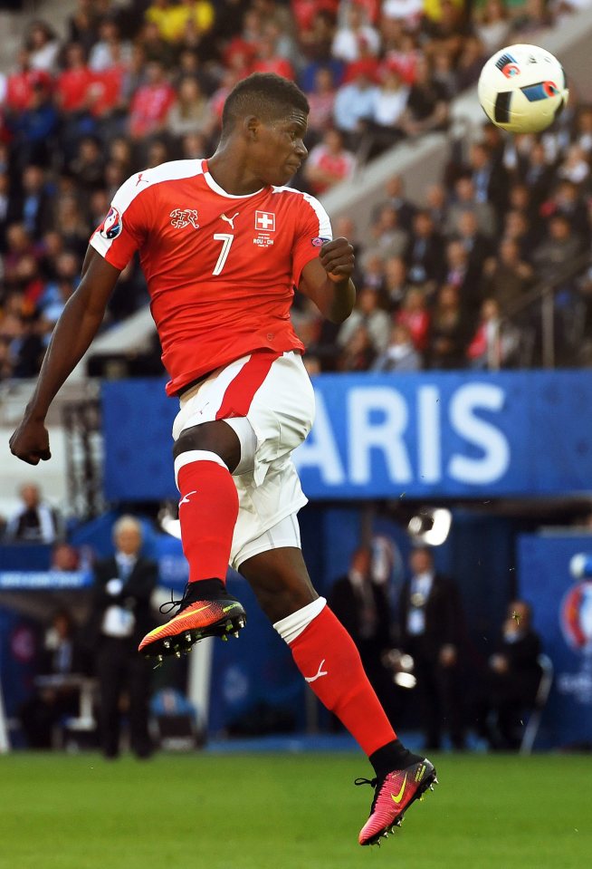  Breel Embolo appears to be physical enough to cope with the Premier League