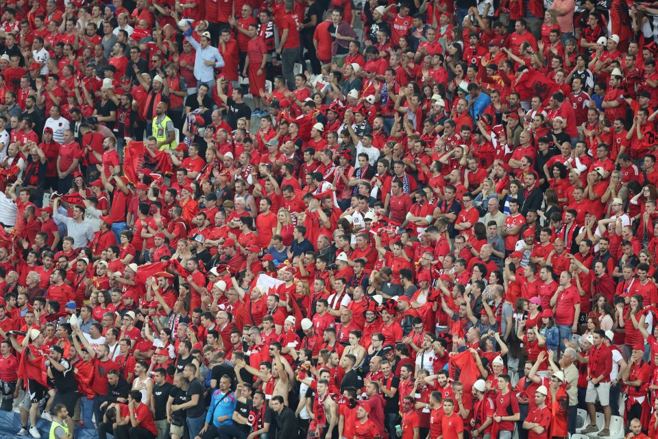  Supporters made a huge amount of noise in the Velodrome