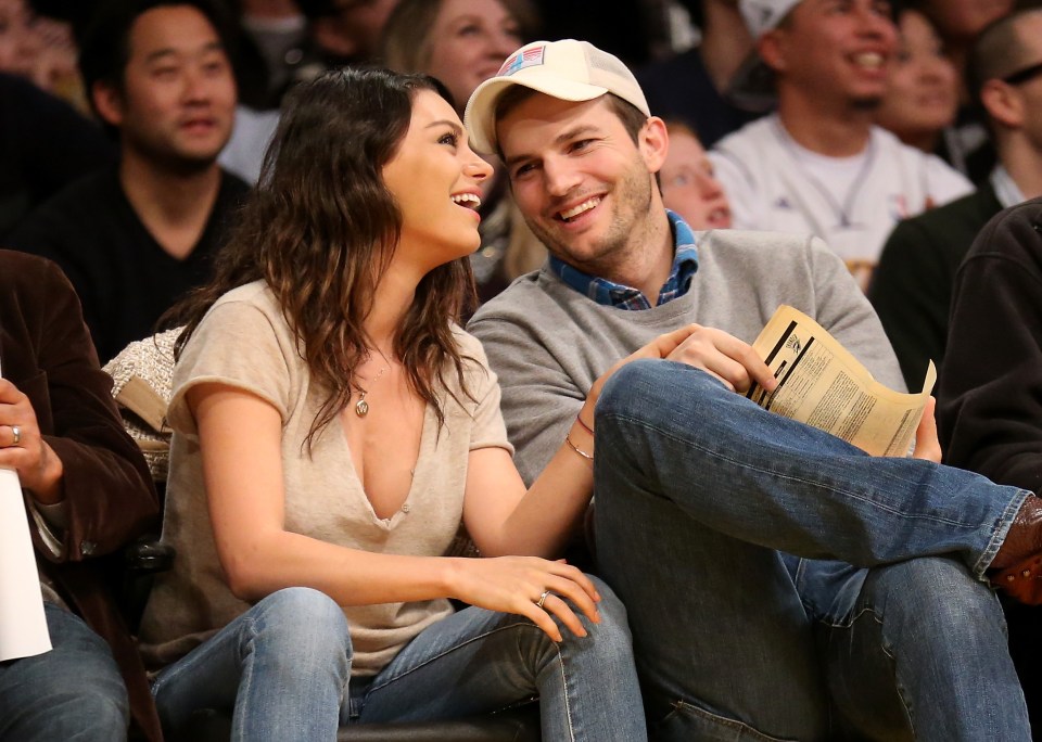 Ashton Kutcher and Mila Kunis