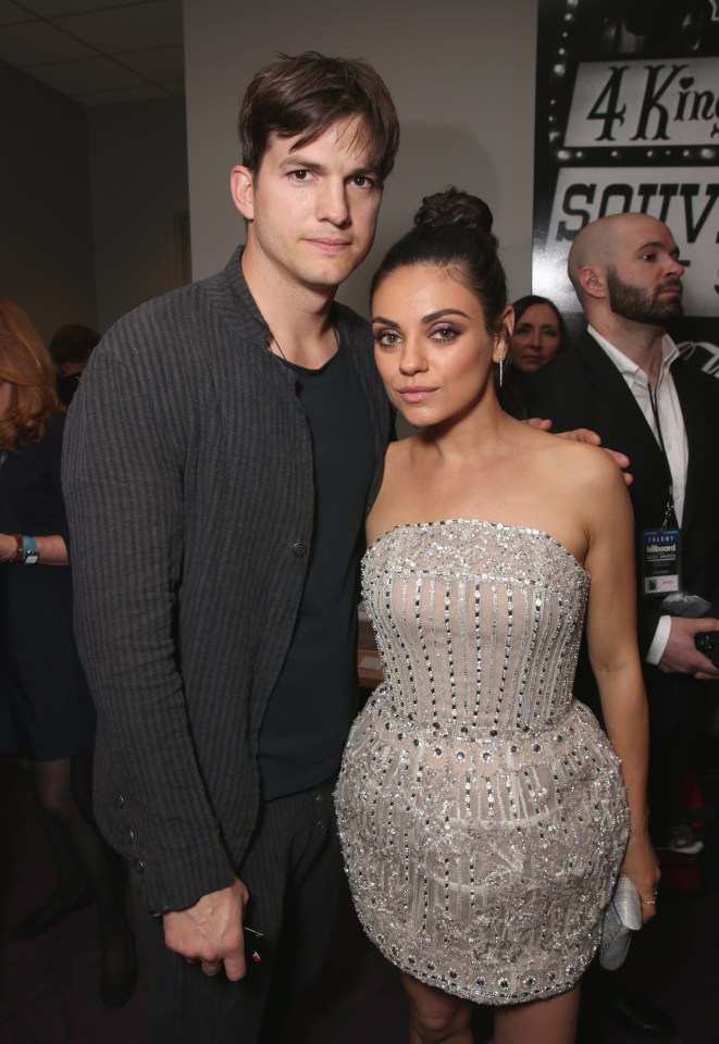 Ashton Kutcher and Mila Kunis 