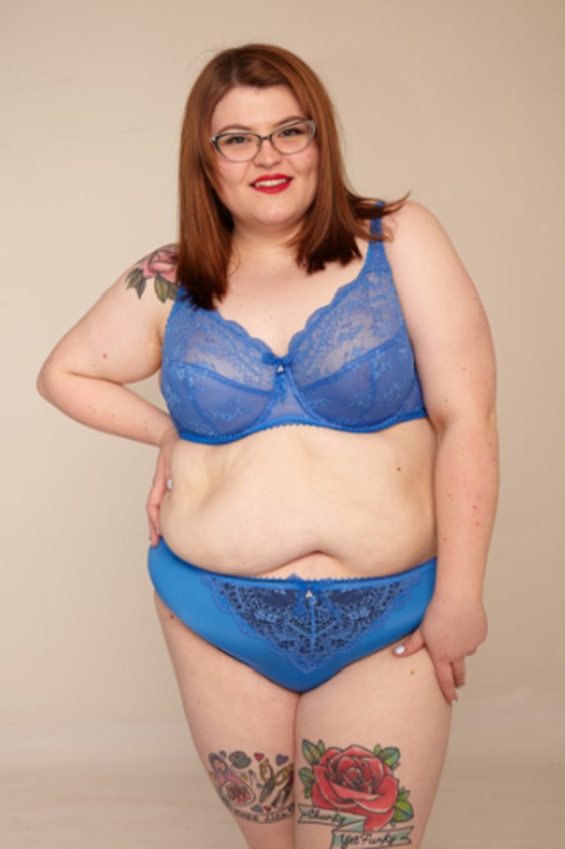  Rosie is a size 20 and 5ft 2in, so has always found it hard to get underwear to fit