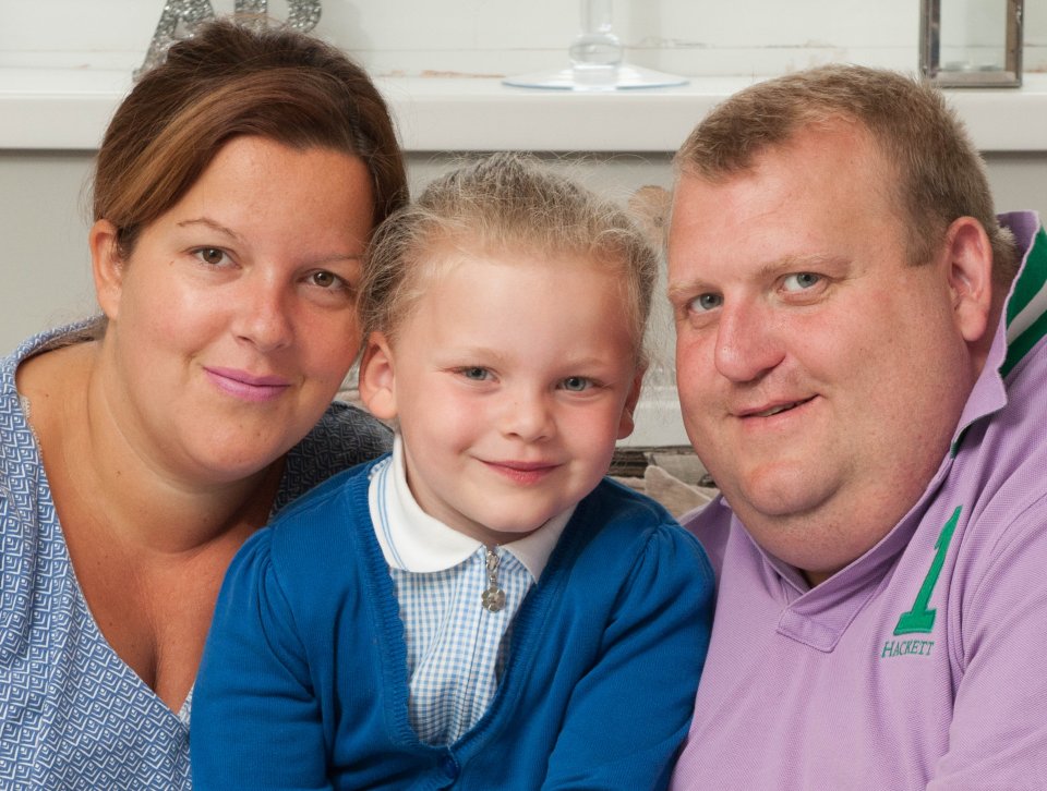  Sadie and Gary Brittle, pictured with their eldest child Summer, say their little boy Teddy a 'miracle'