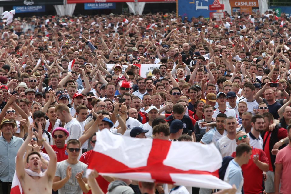 Robinson was among thousands of England fans in France for the Euros