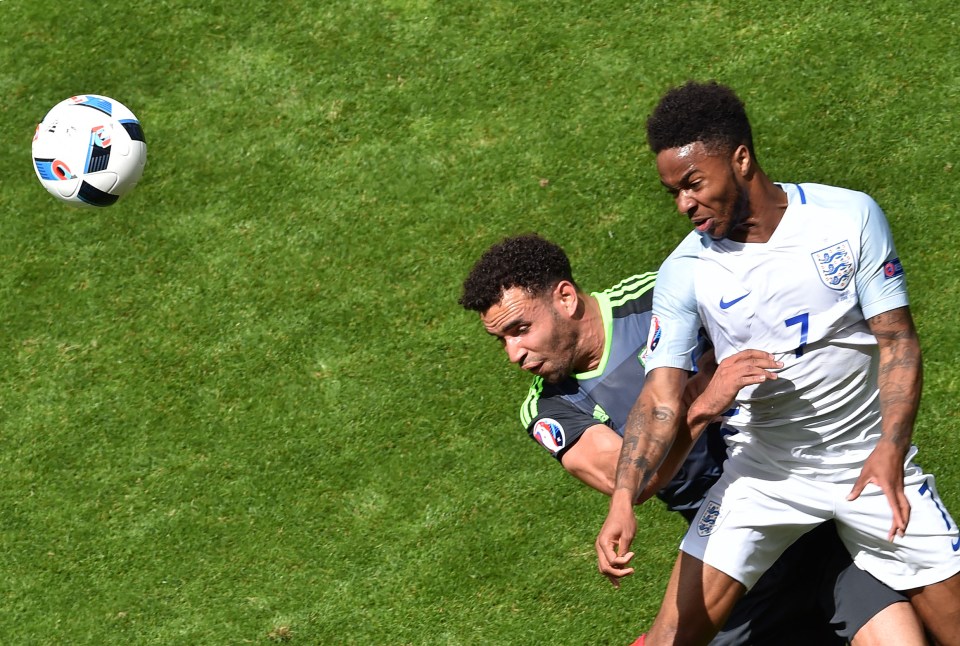  The England forward missed an early chance to put the Three Lions ahead