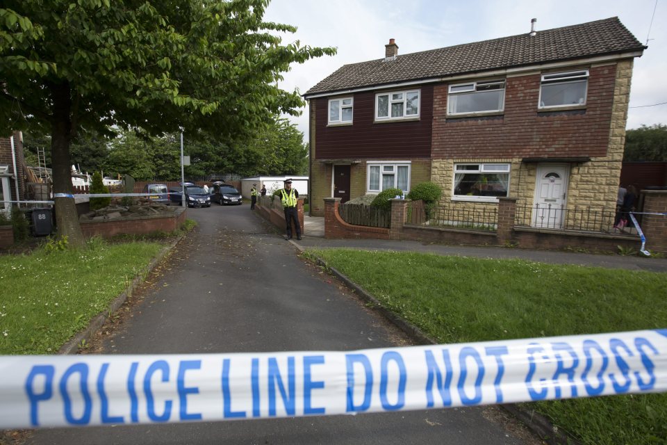  Search ... Police searched suspect Tommy Mair's house yesterday afternoon