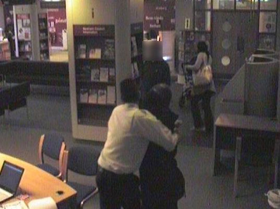  CCTV of Roshonara Choudhry being restrained moments after stabbing Stephen Timms