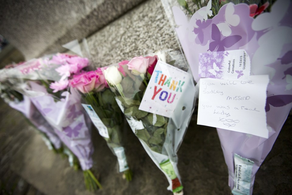  Floral tributes have been left in memory of Labour MP Jo Cox in Birstall, West Yorkshire