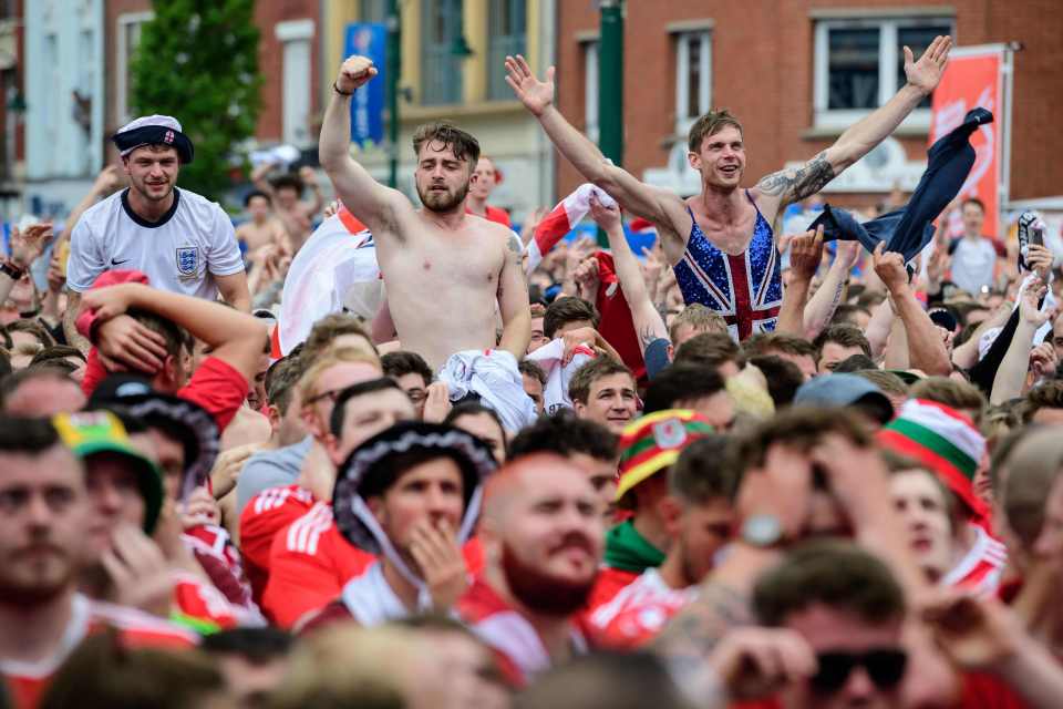  England fans were celebrating today, but will they be on Monday night?