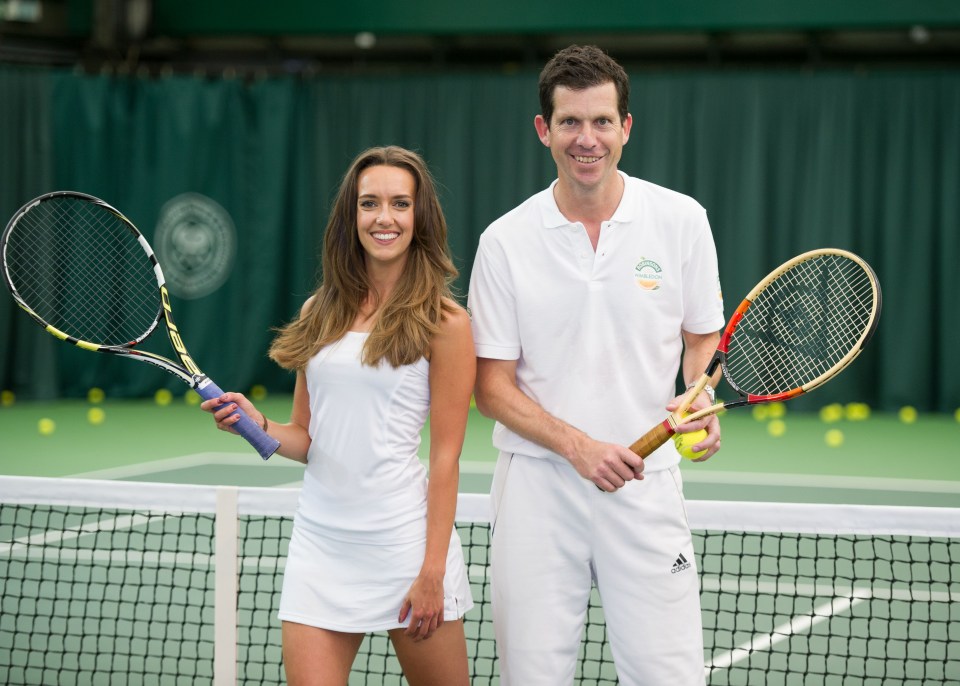  Jenny joins Tim for a tennis lesson