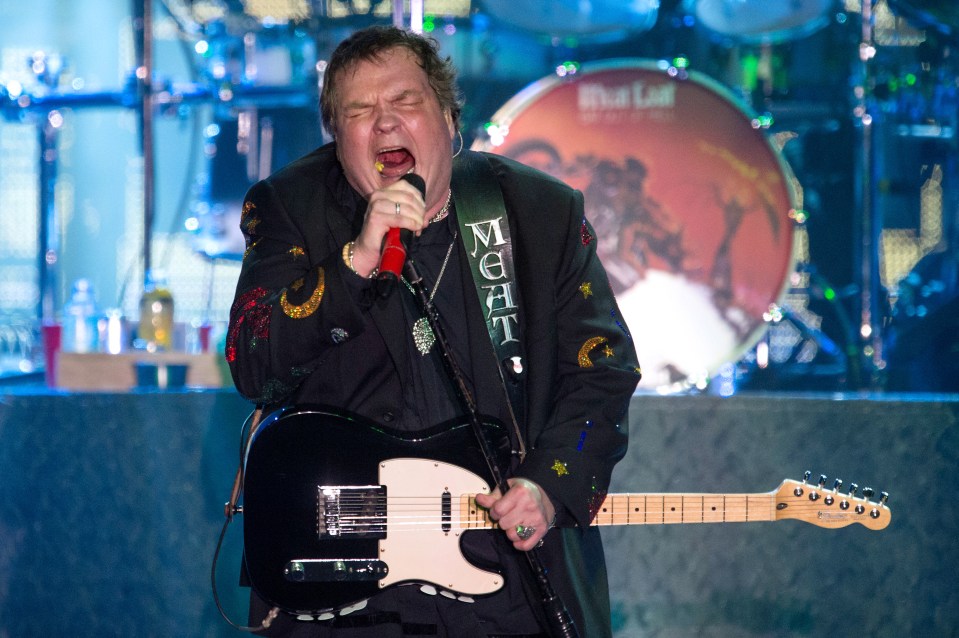  Veteran rocker Meat Loaf was in the middle of singing hit I Would Do Anything For Love