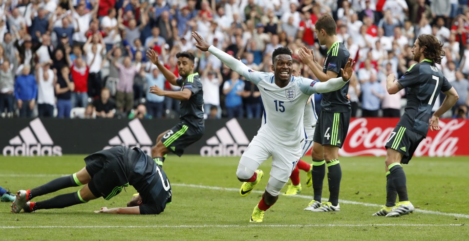 Daniel Sturridge netted a late winner for England against Wales in the second game of the group stage to put Roy Hodgson's side in a strong position