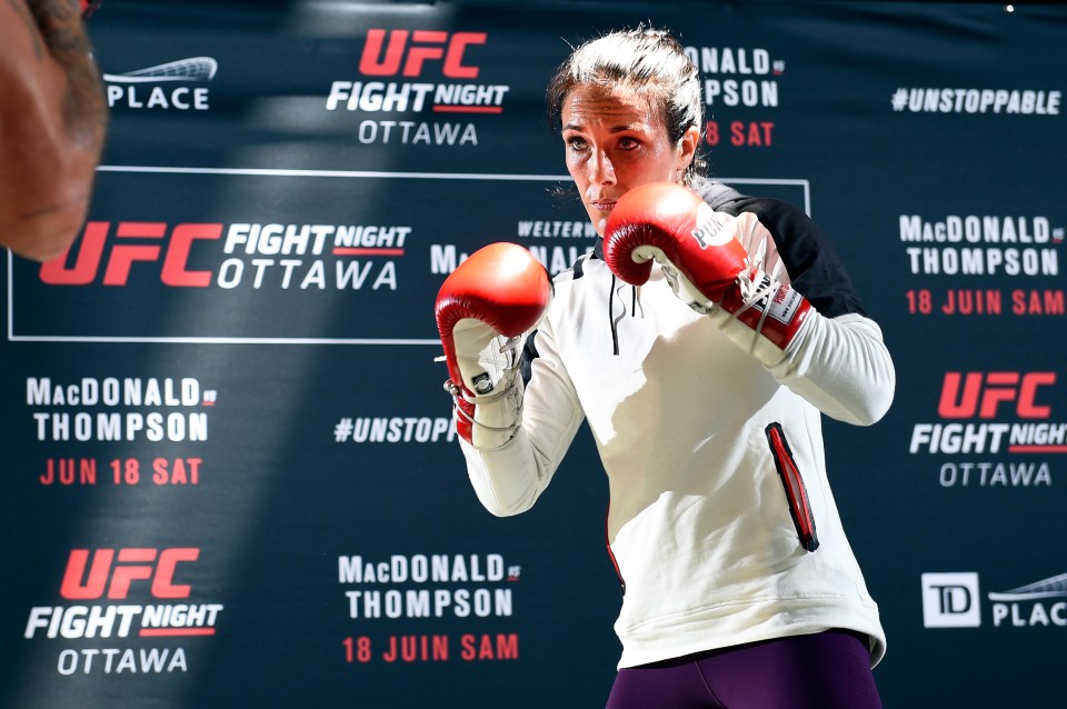  Canadian favourite Valerie Letourneau also missed weight at Friday's weigh-ins