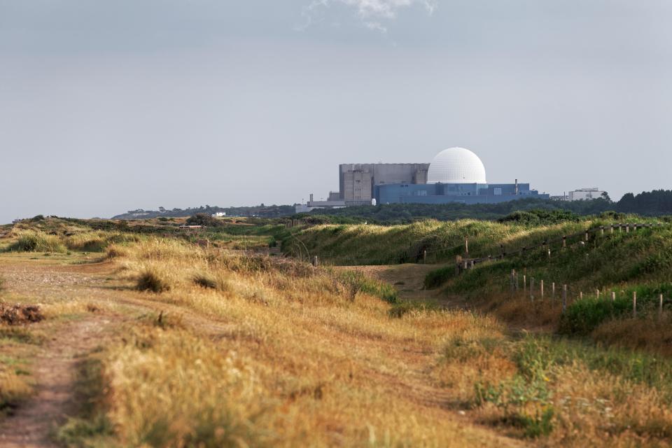  Sizewell A nuclear power station houses two magnox reactors and is located on the coast near Southwold beach