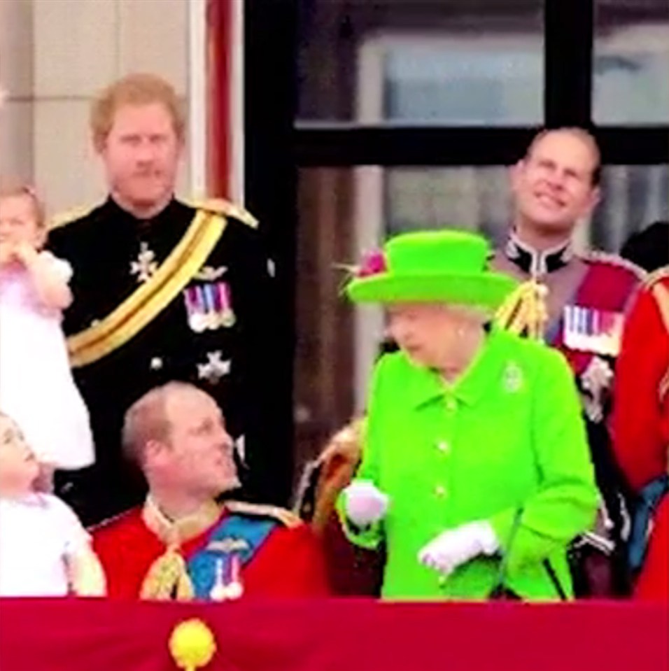  The Queen shows William who's boss